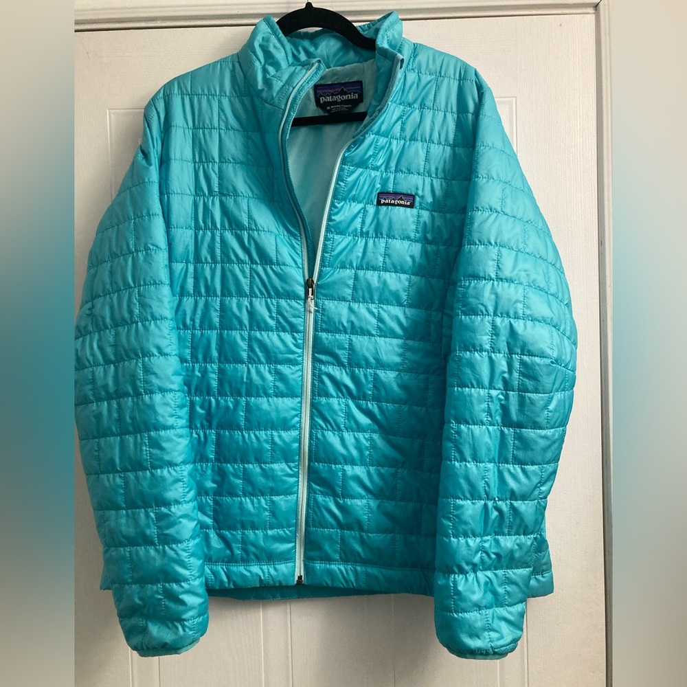 Blue Patagonia nano puff jacket size XL